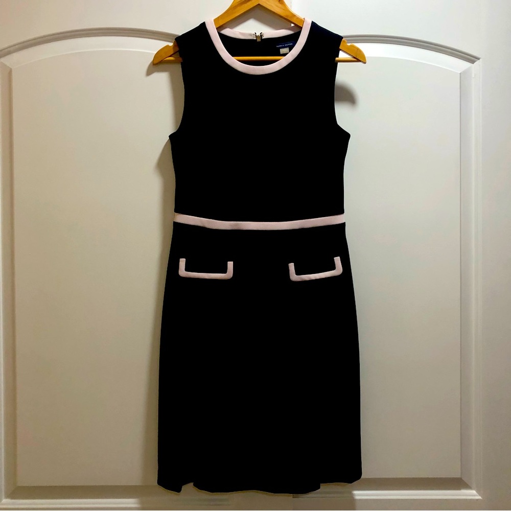 Tommy Hilfiger Women’s Scuba Crepe Outlined Fit Dress